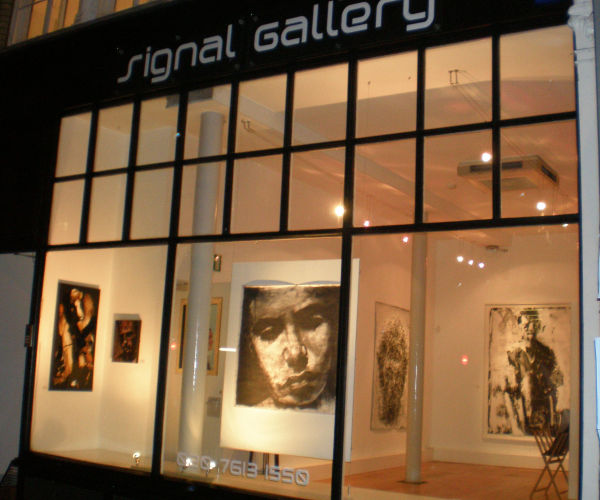 The Signal Gallery. Hoxton, London. 
Opening Night 10/11/08